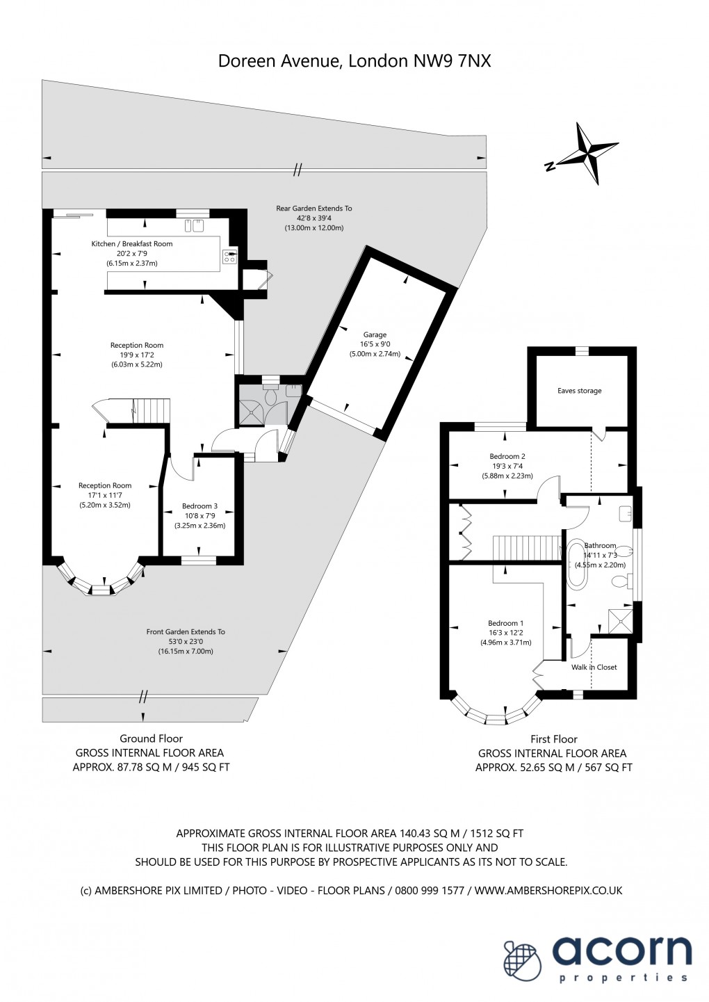 Floorplan for Kingsbury, London