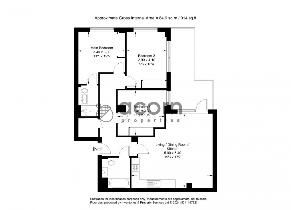 Floorplan for Grove Park, 72 Grove Park, London