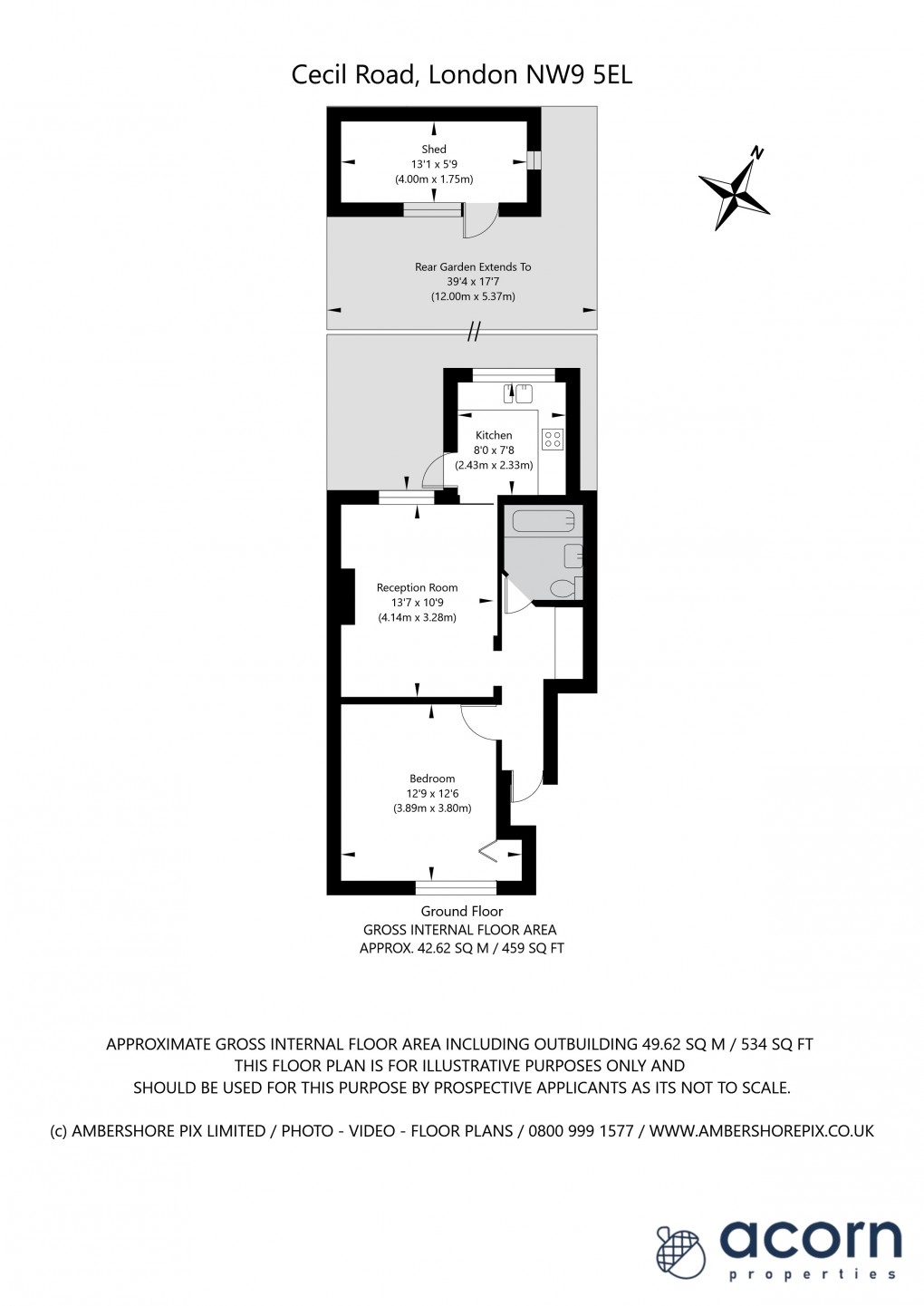 Floorplan for Colindale, London