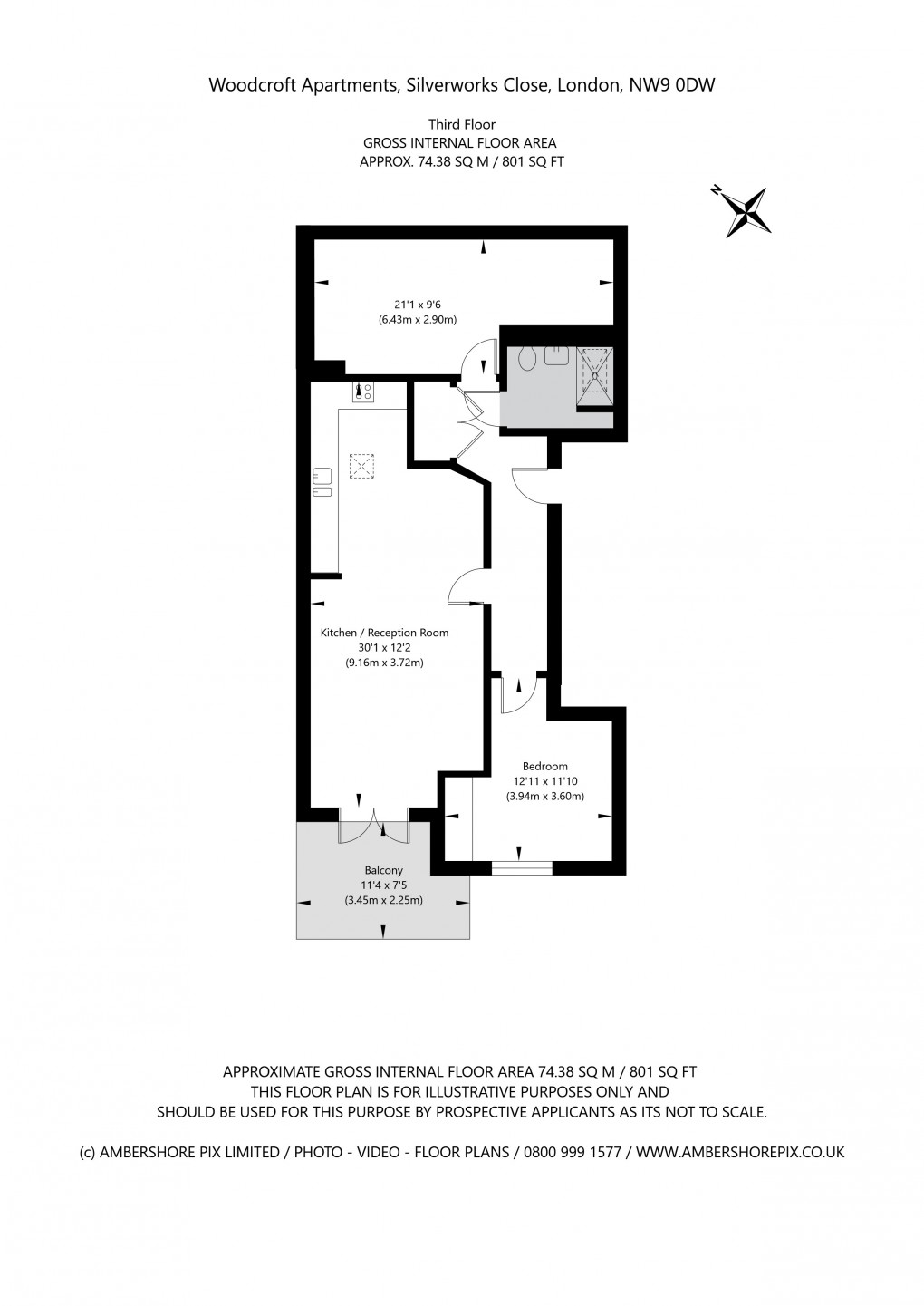 Floorplan for Silverworks Close, Grove Park, London