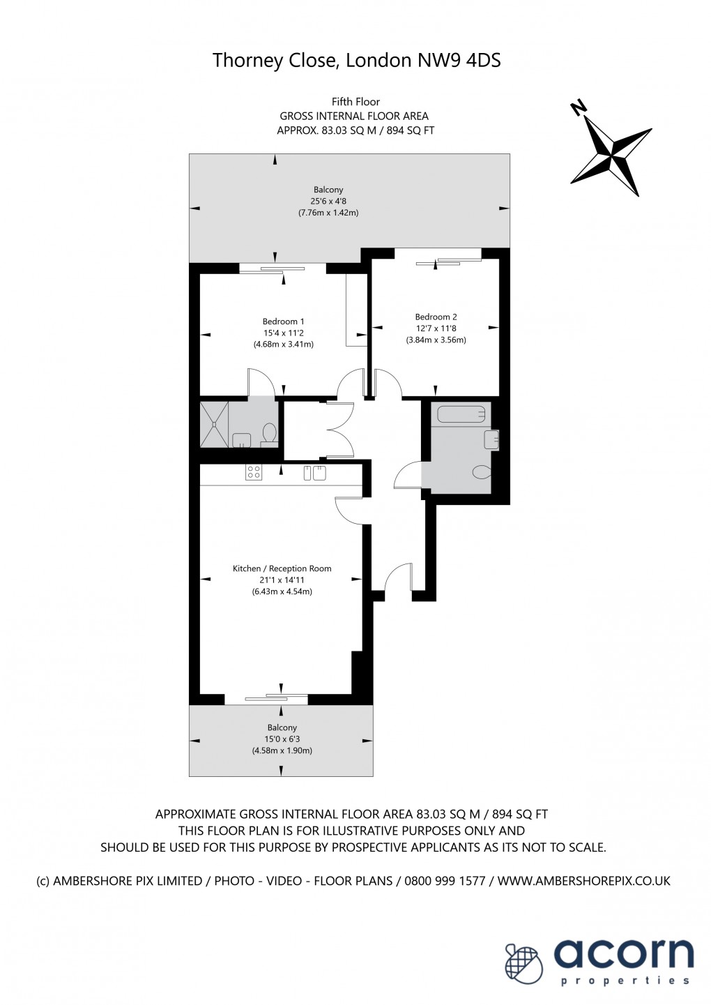 Floorplan for Thorney Close, 2 Thorney Close, London