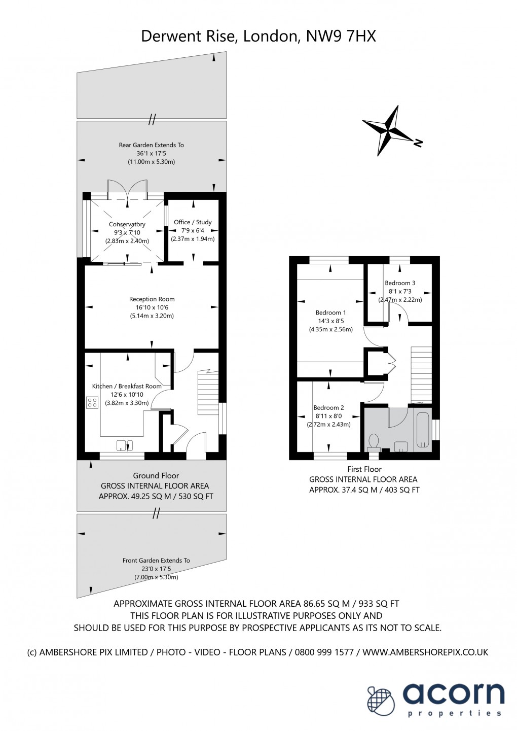 Floorplan for Kingsbury, London