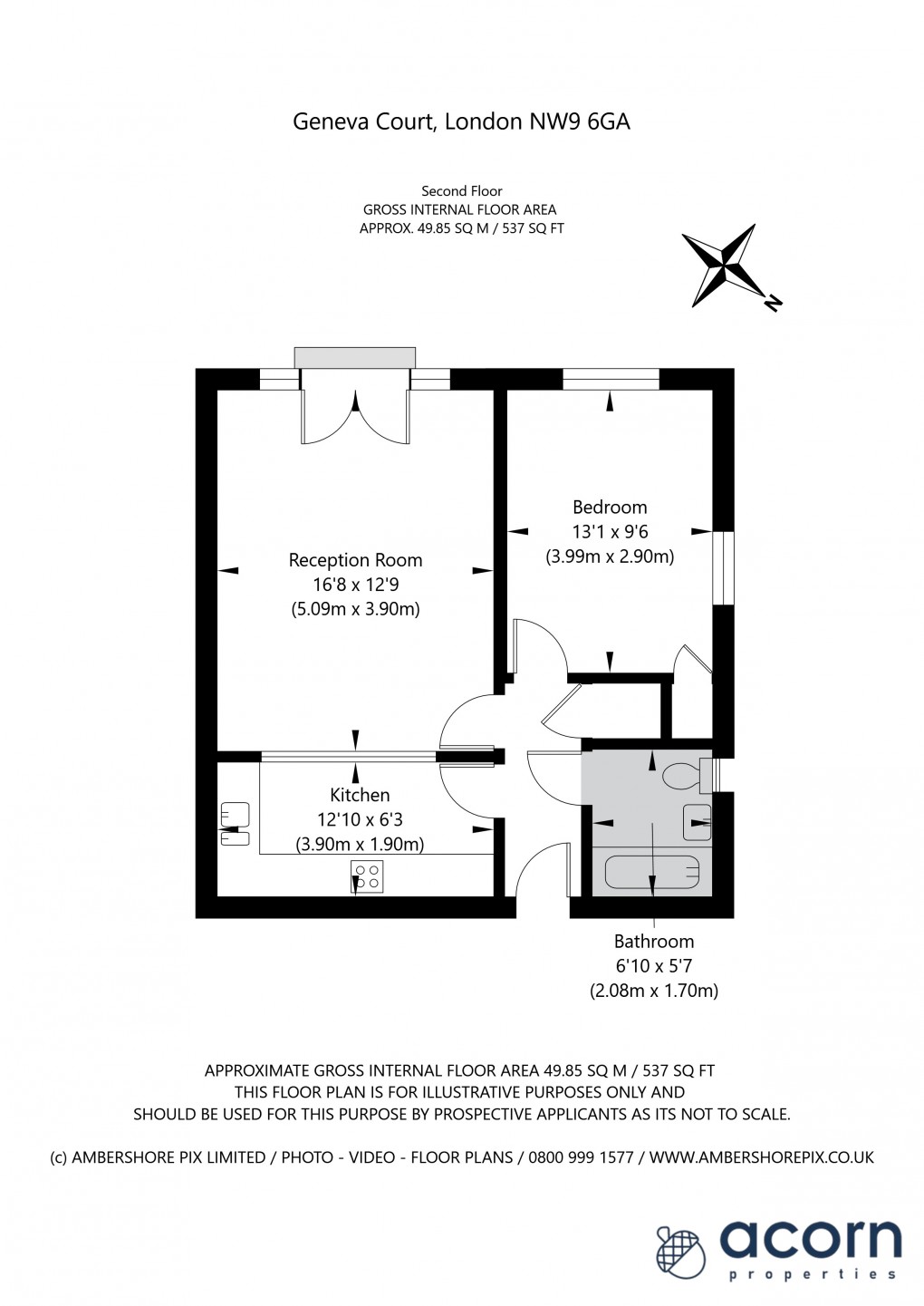 Floorplan for Colindale, London