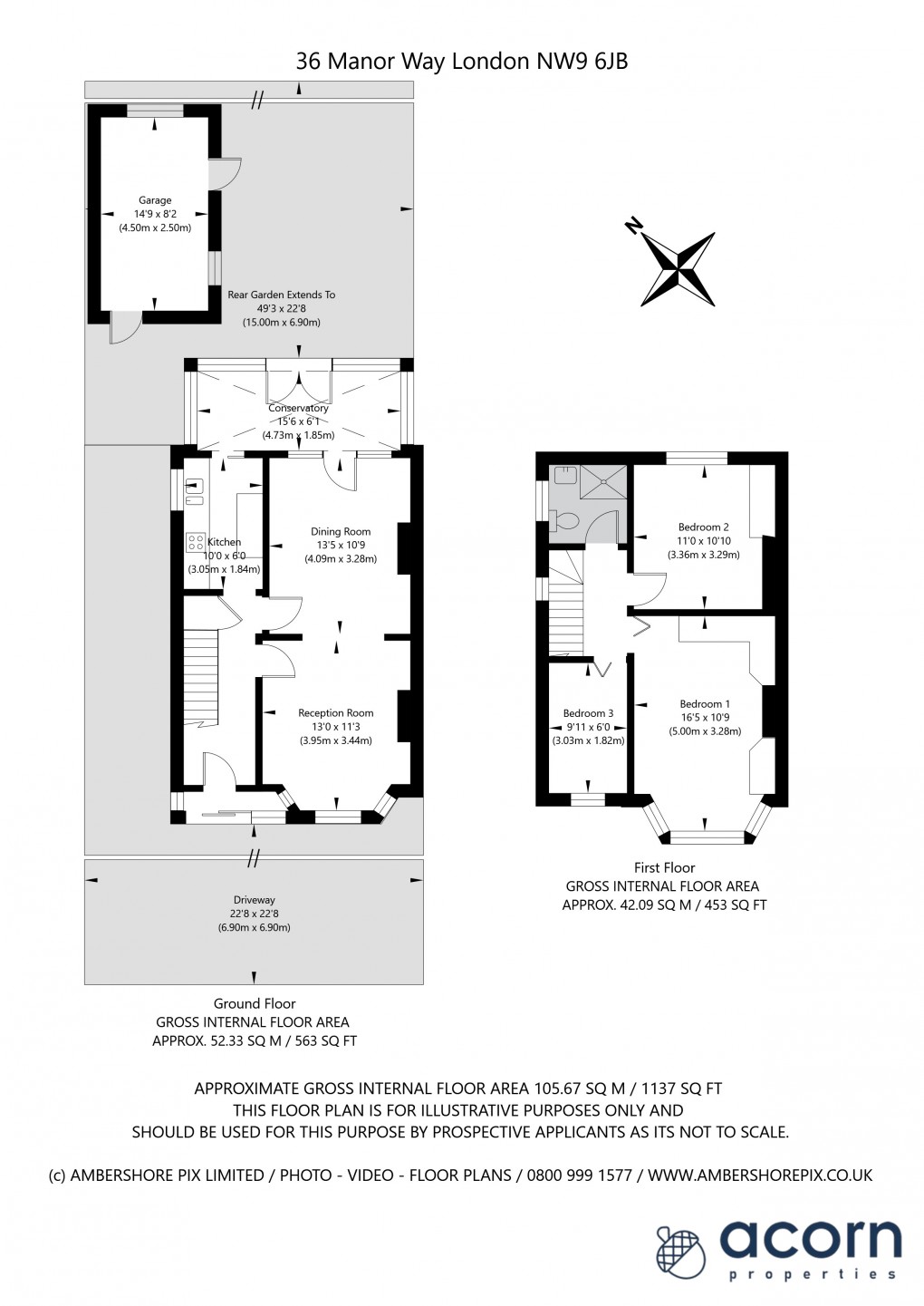 Floorplan for Colindale, London