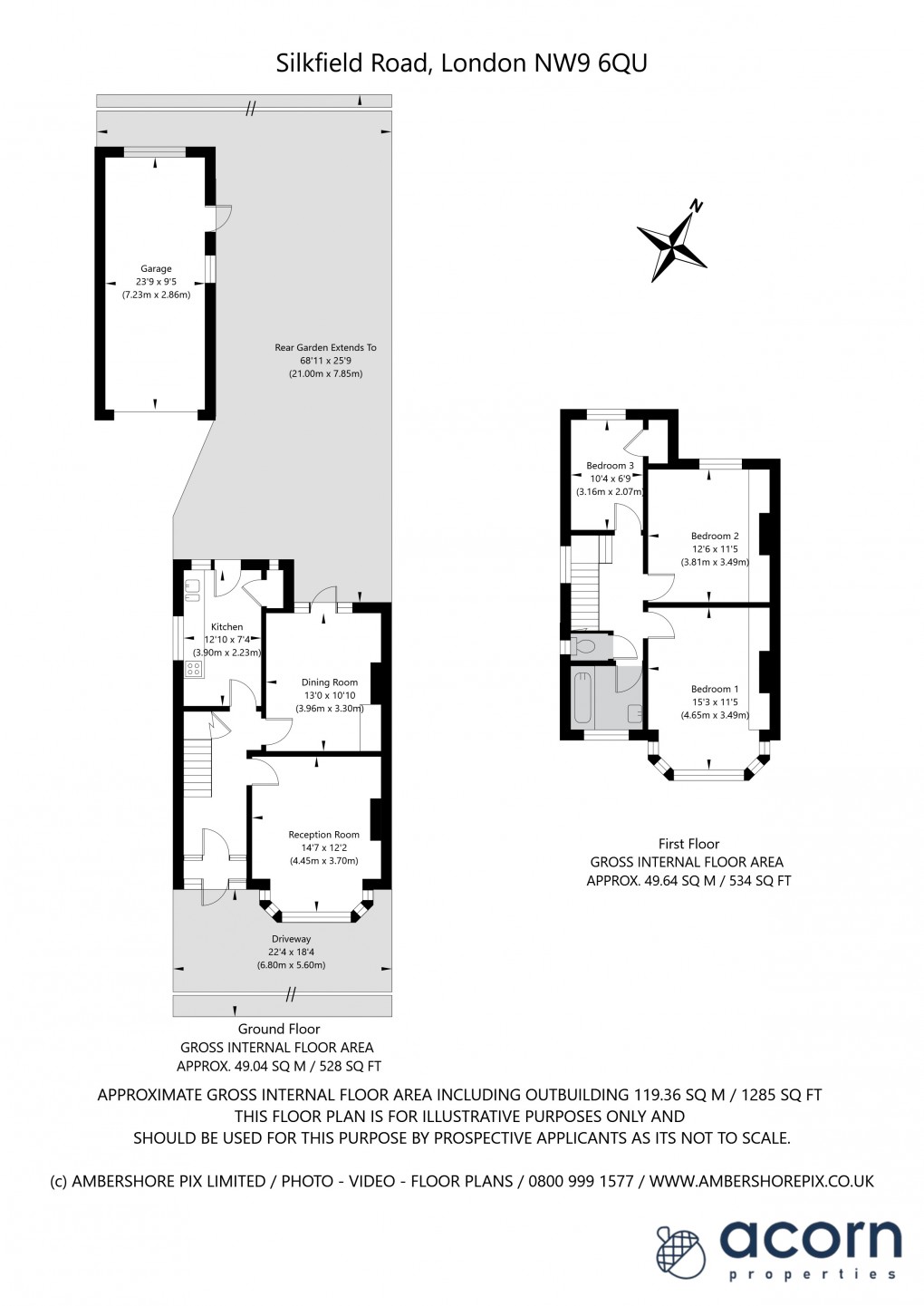 Floorplan for Colindale, London