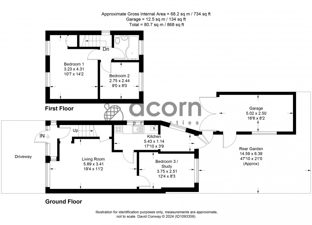 Floorplan for Edgware, Middx