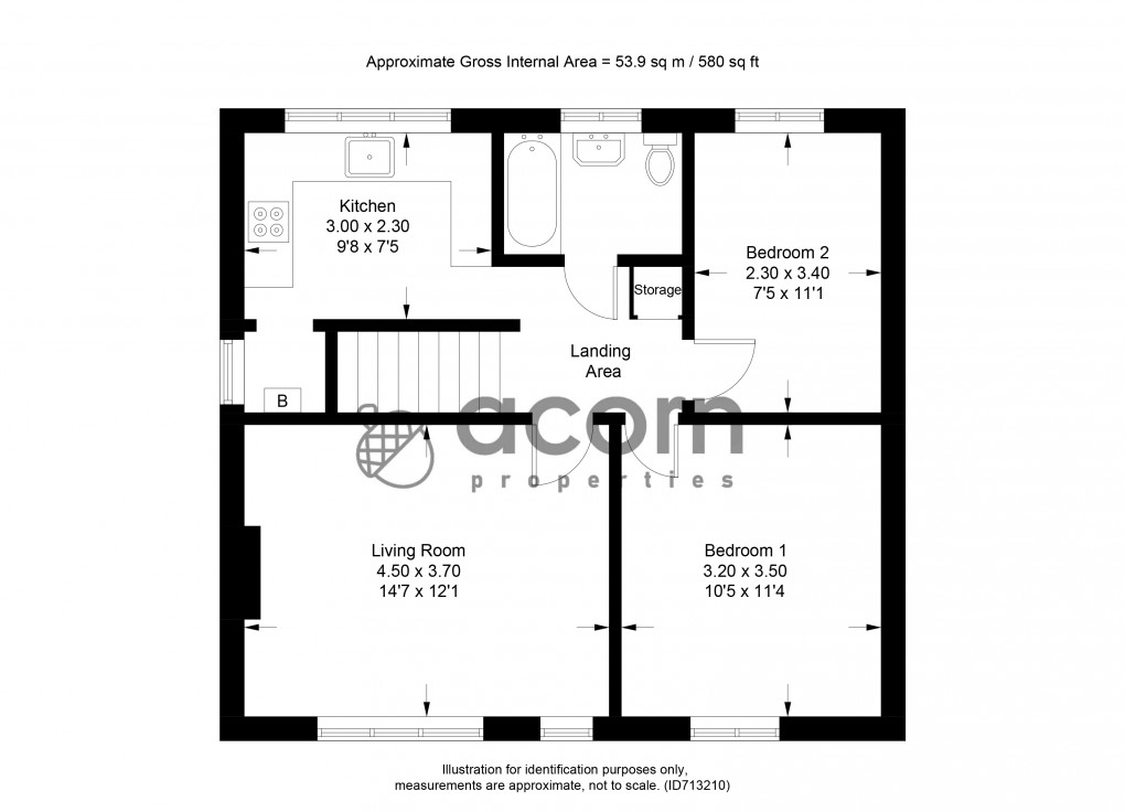 Floorplan for Kingsbury, London