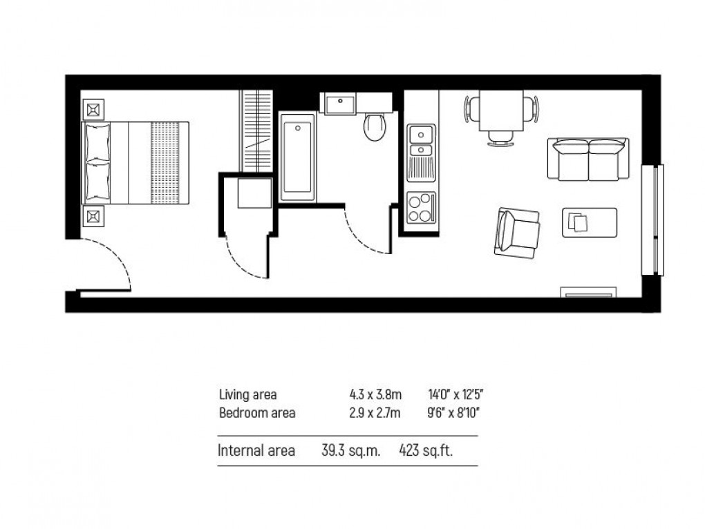 Floorplan for Grove Park, Kingsbury, London