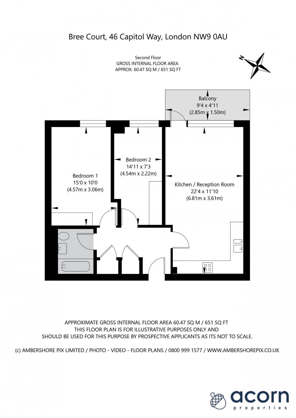 Floorplan for Capital Way, 46 Capital Way, London