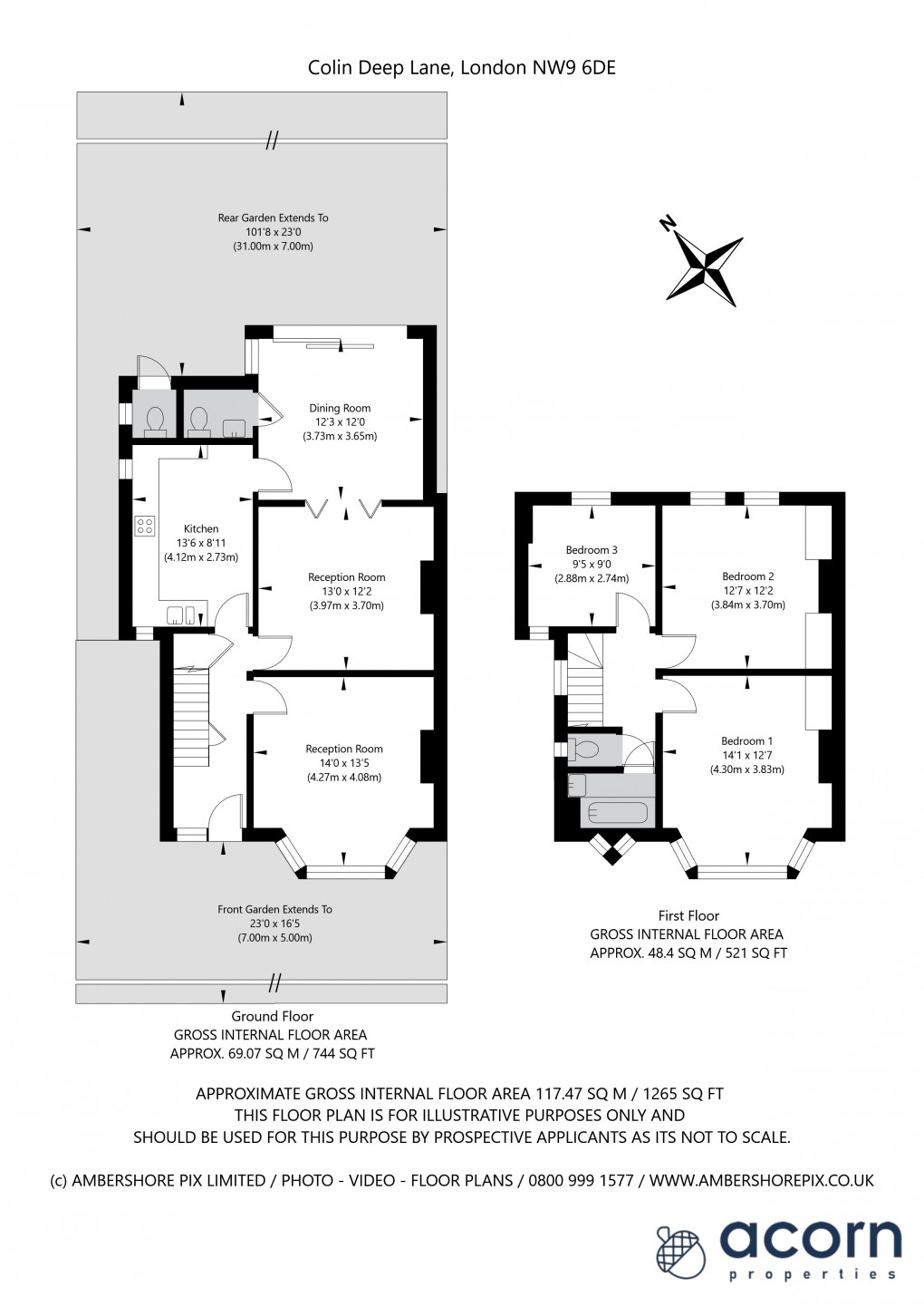 Floorplan for Colindale, London