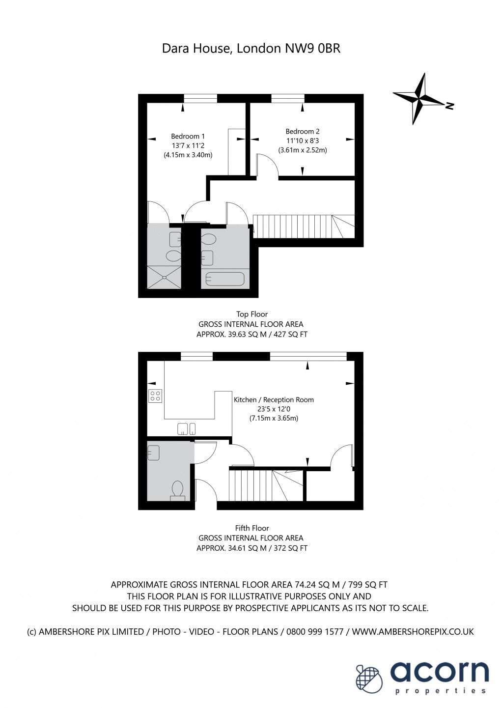 Floorplan for Capitol Way, 50 Capitol Way, London