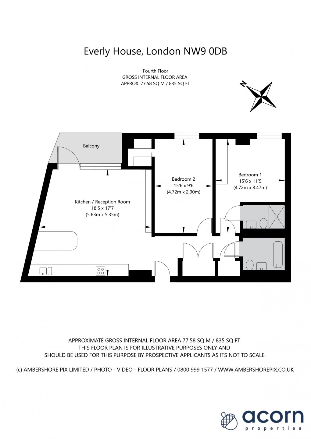 Floorplan for Capitol Way, 52 Capitol Way, London