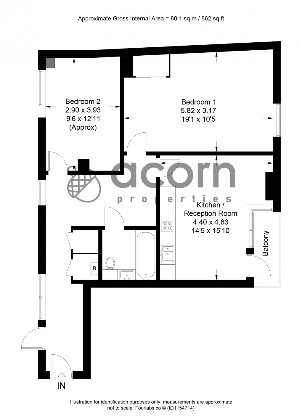 Floorplan for Capitol Way, 50 Capitol Way, Colindale