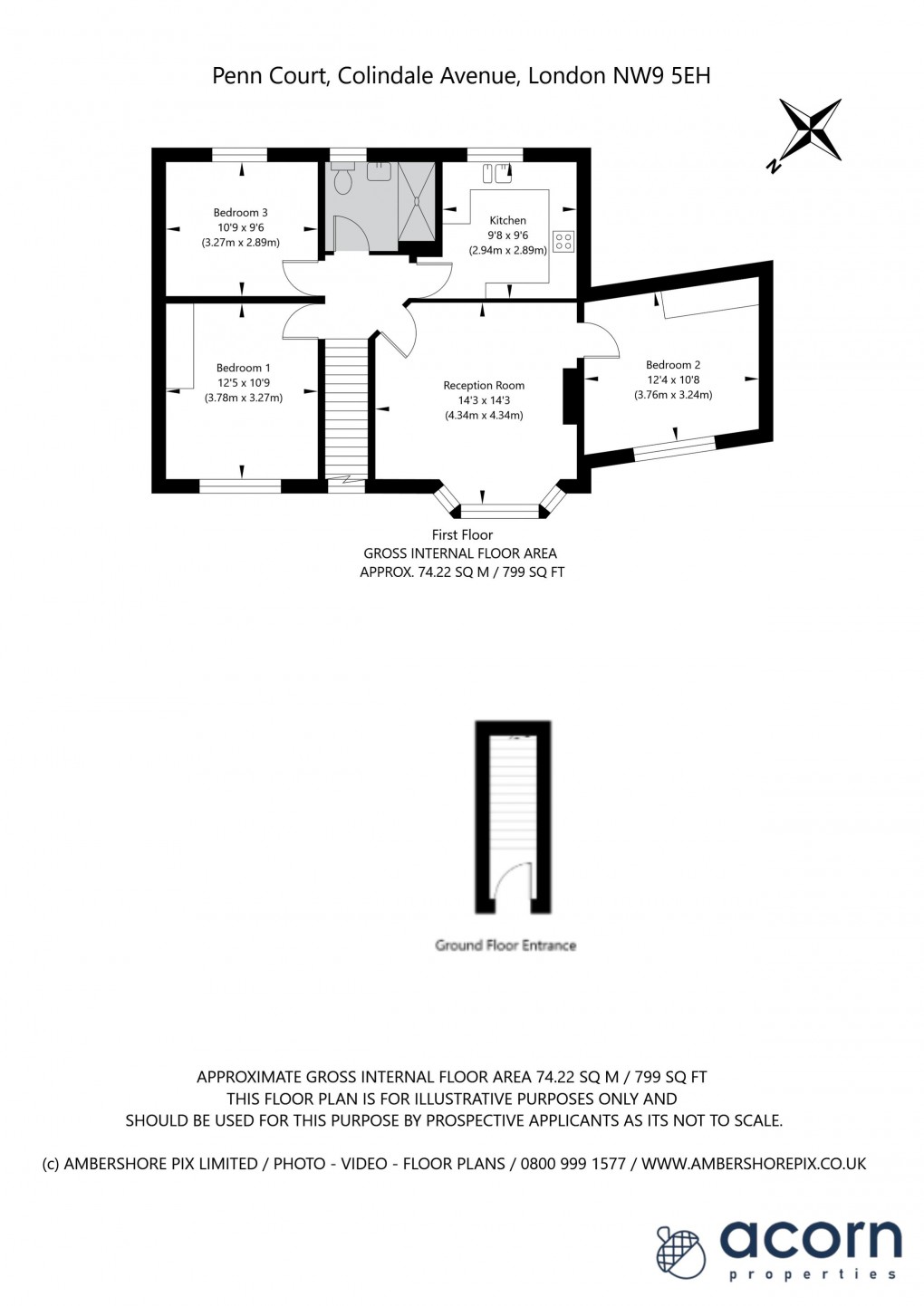 Floorplan for Annesley Avenue, London