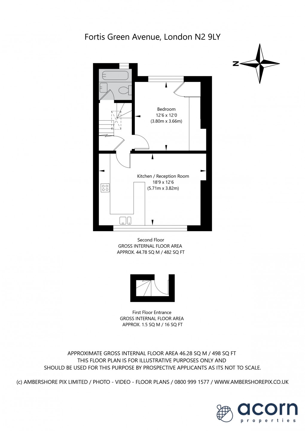 Floorplan for Muswell Hill, London