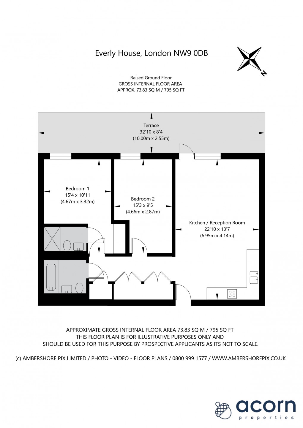 Floorplan for Capitol Way, 52 Capitol Way, London